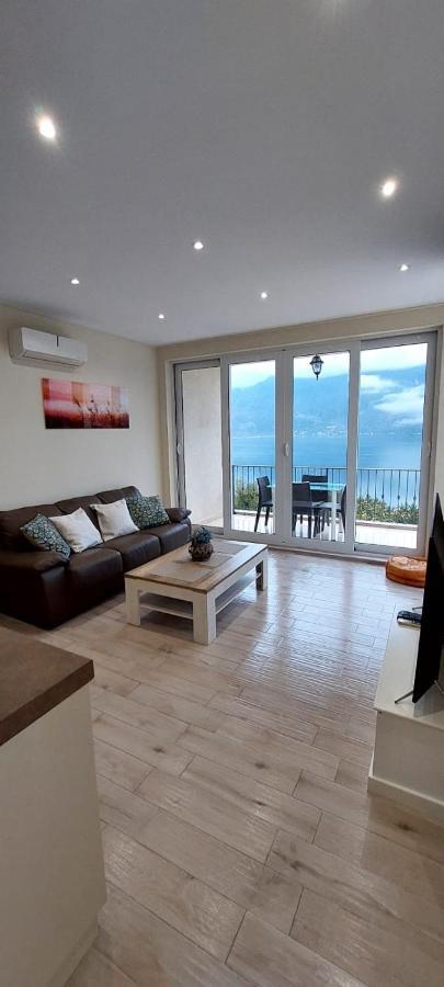 Bay Of Kotor View Apartment With Pool Prčanj Dış mekan fotoğraf